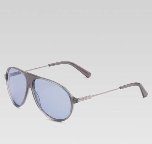 NEW Authentic Gucci Aviator Sunglasses GG1649/s JJ376 Gray/Blue W/O Box Sunglasses Offers In America